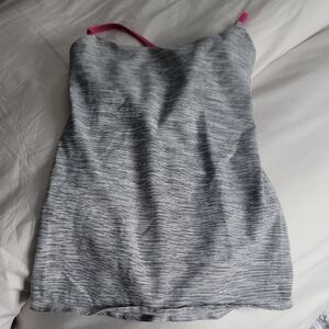 lululemon athletica Gray and Pink Tank Top